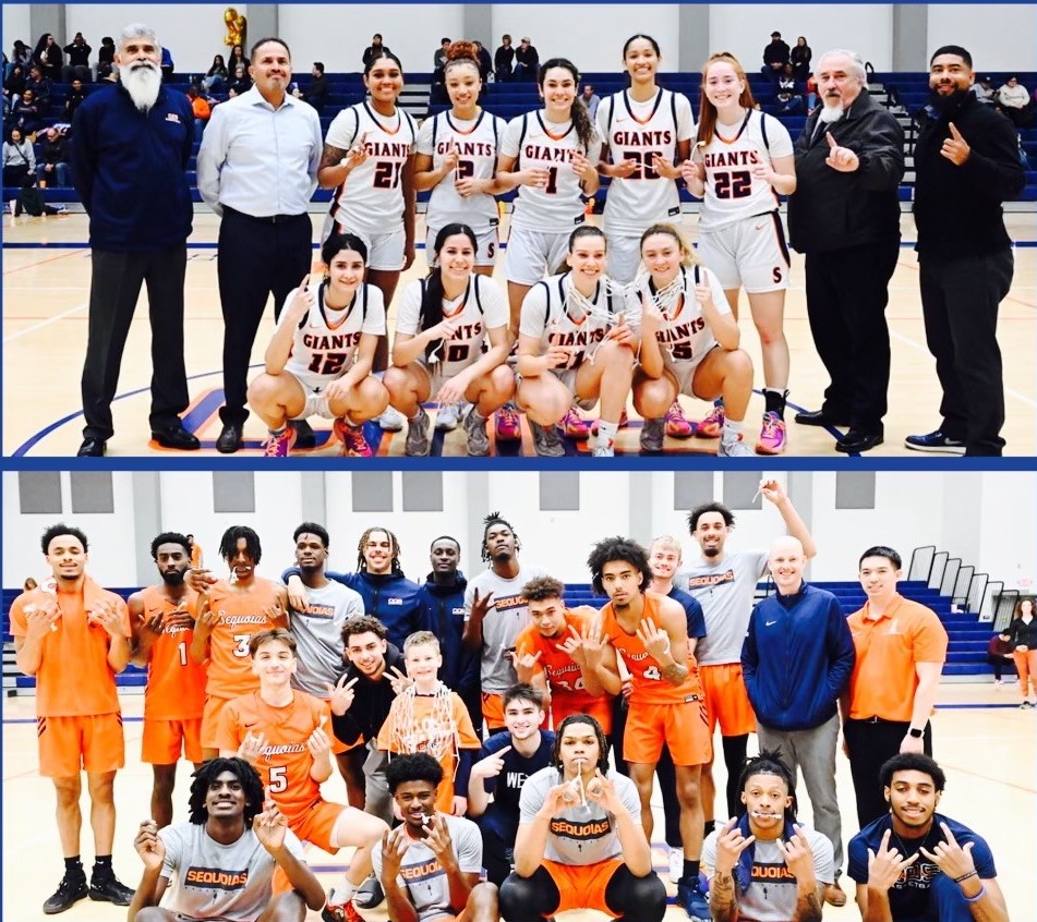 Sequoias stands alone with both men's and women's basketball teams among the state Final Eight