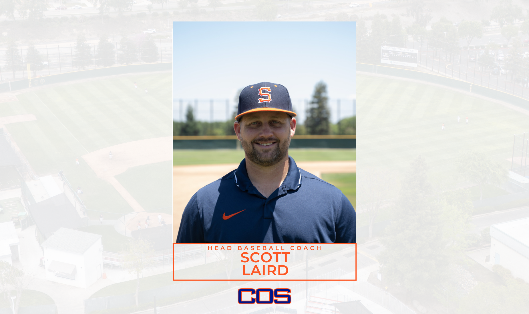 College of the Sequoias Selects Scott Laird as Head Baseball Coach