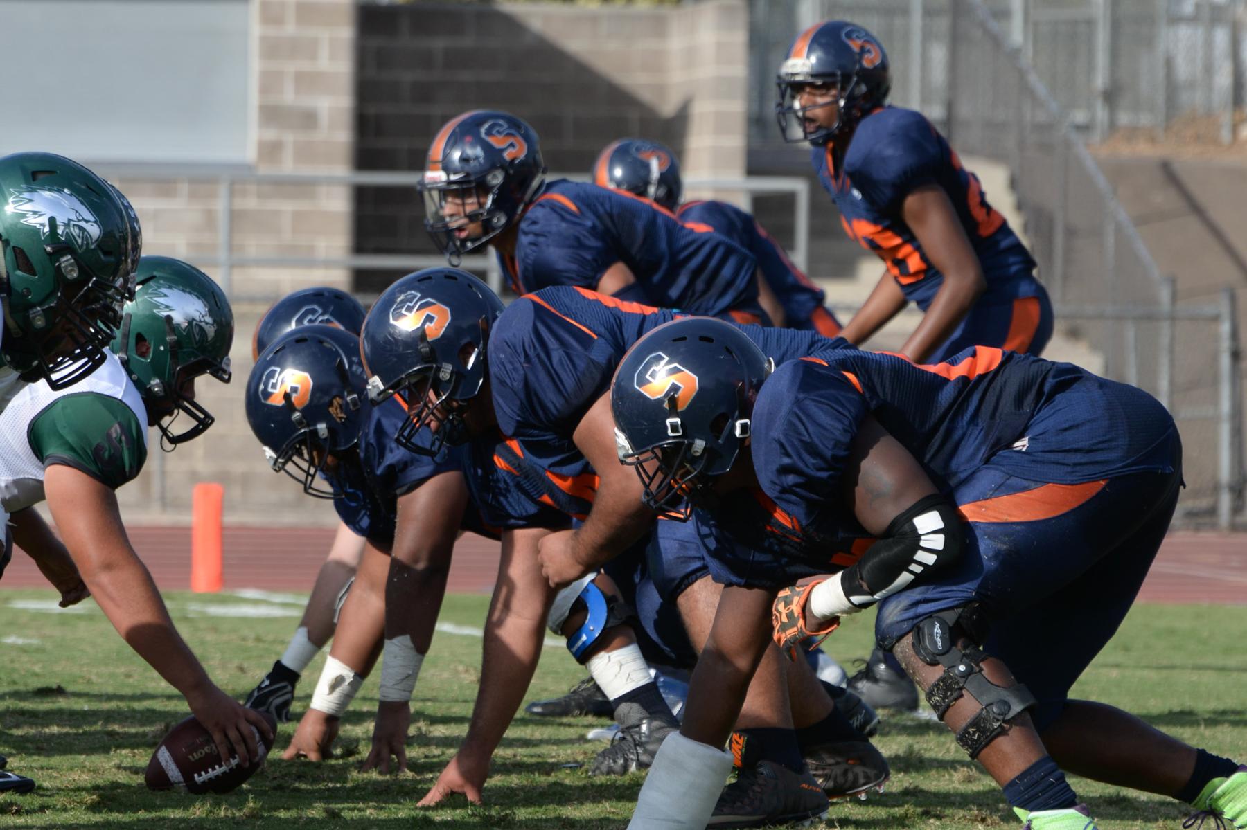 Football struggles on the road