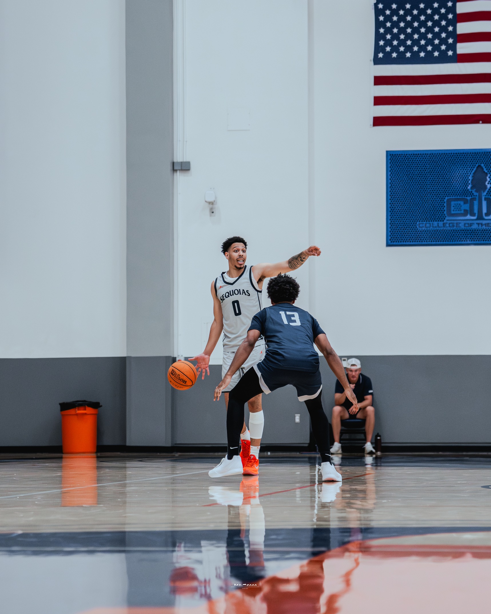 College of the Sequoias' Mason Dorsey (0) in a game earlier this season versus Fullerton College on November 1, 2025.