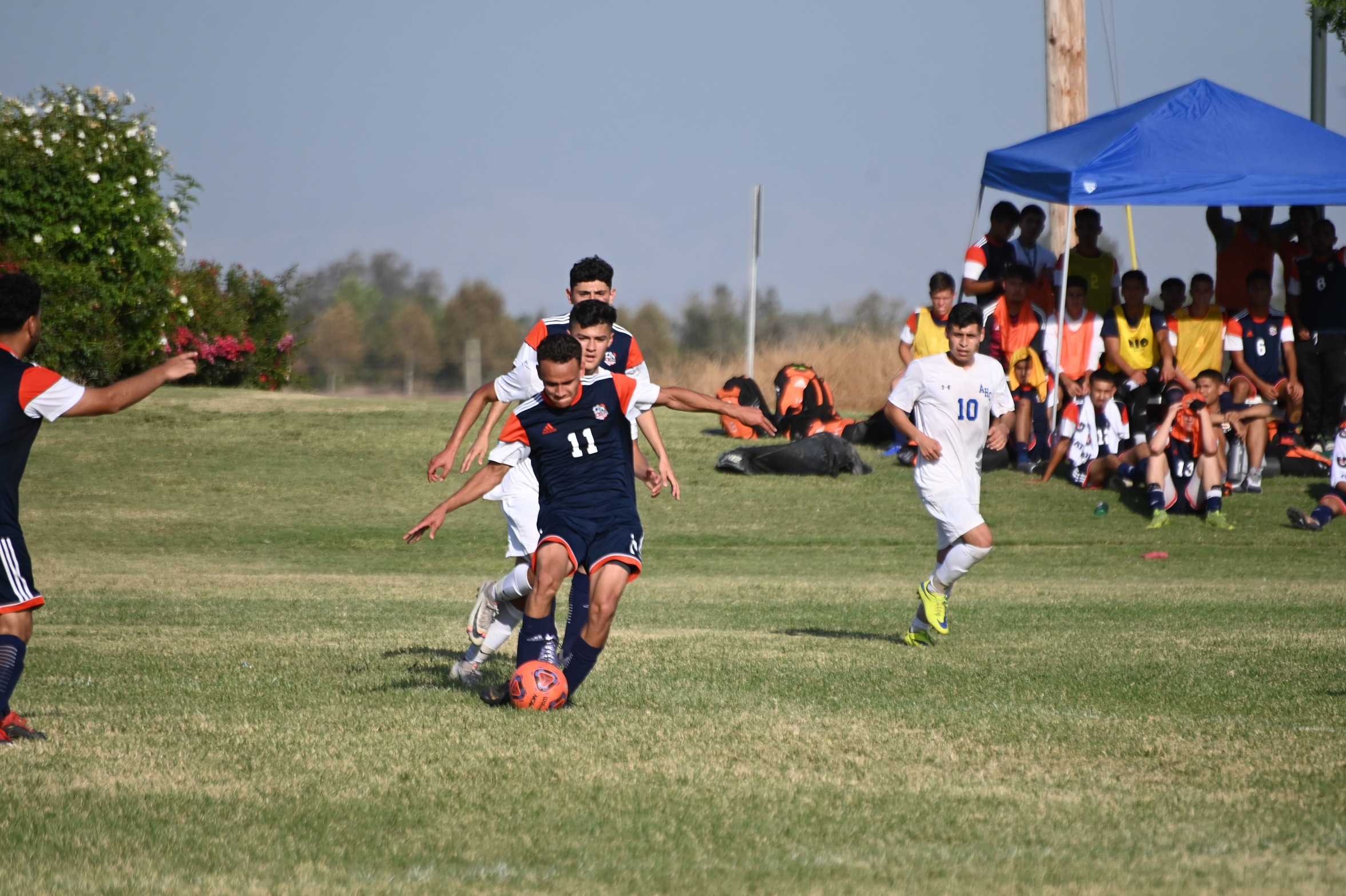 Giants men's soccer opens with loss, tie