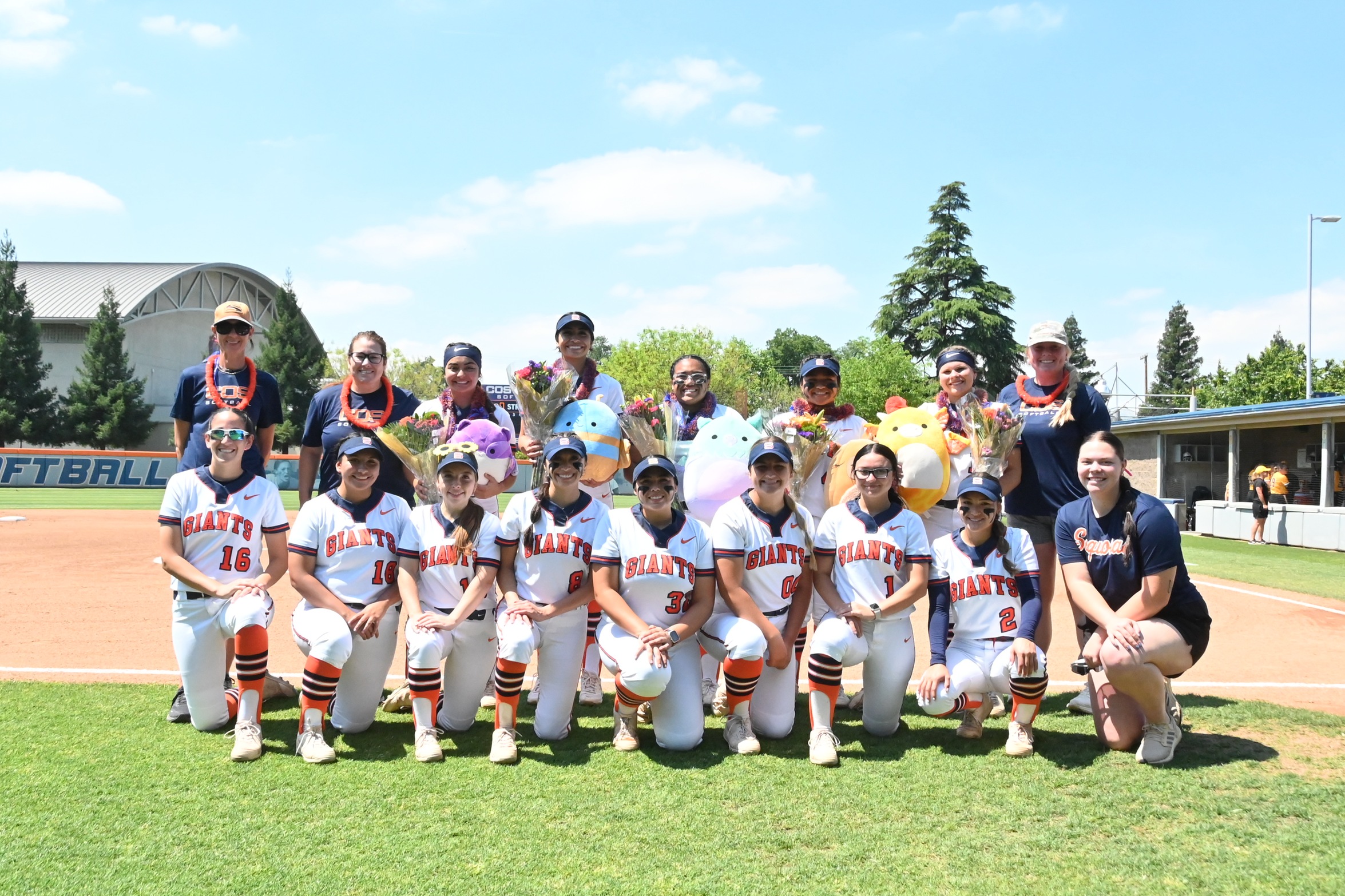 COS honoring their Sophomores prior to their game against Taft on April 16, 2024.

Credit: Norma Foster / COS Athletics