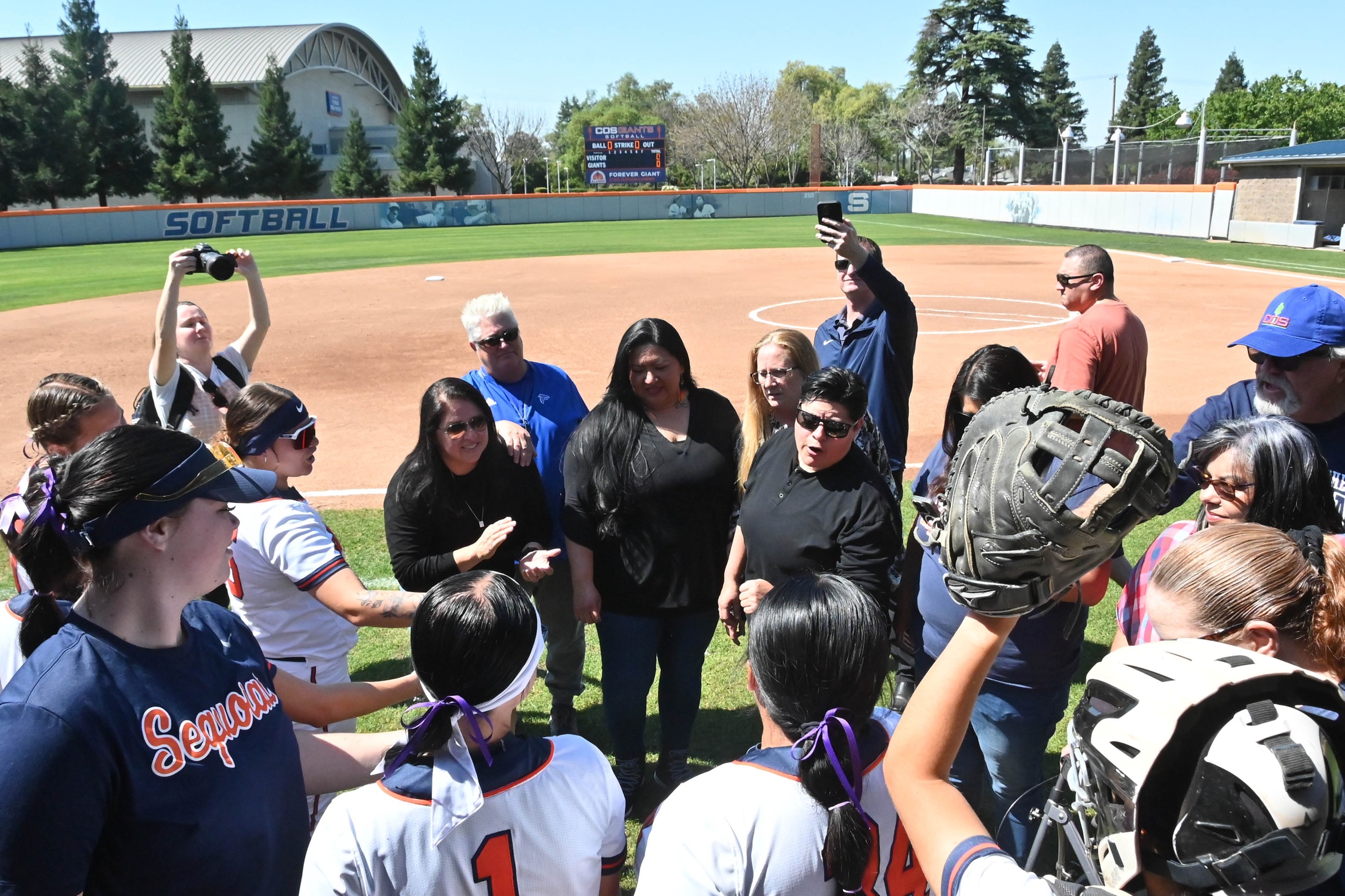 #13 Giants Sweep Falcons in Doubleheader
