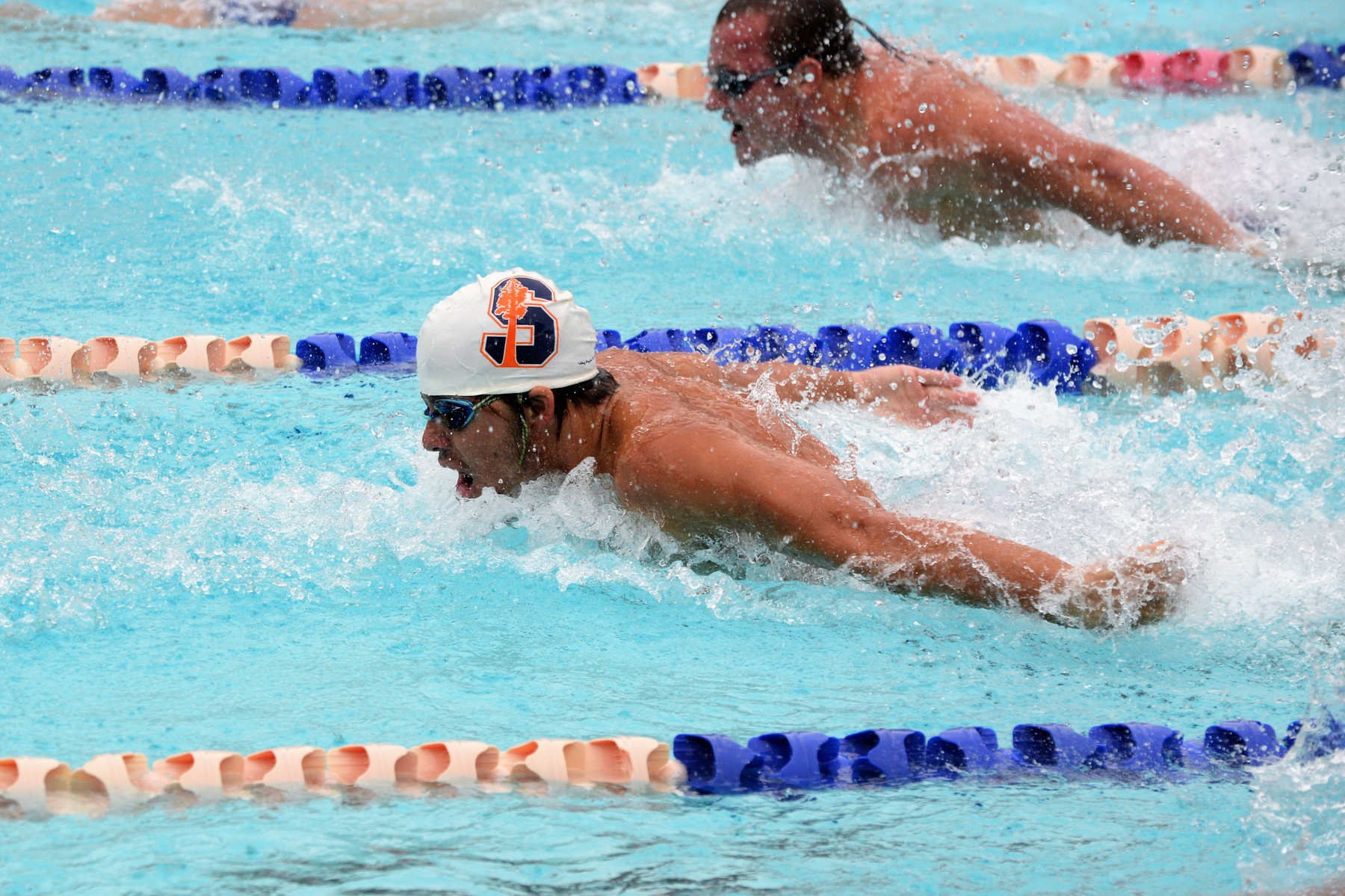 Men's swim win conference title, while women's swim place second