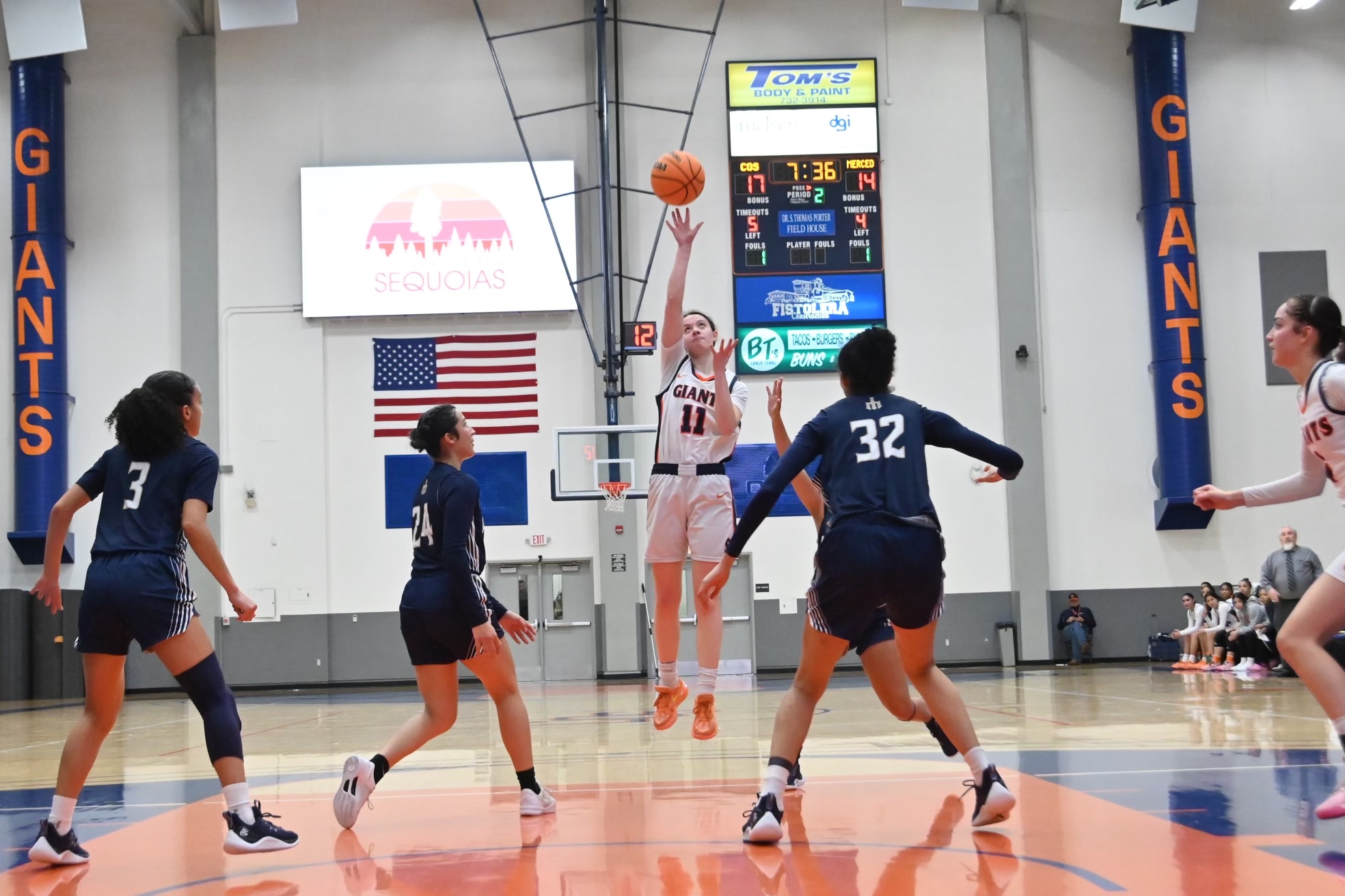 Second-half surge sends Giants women's basketball past Merced